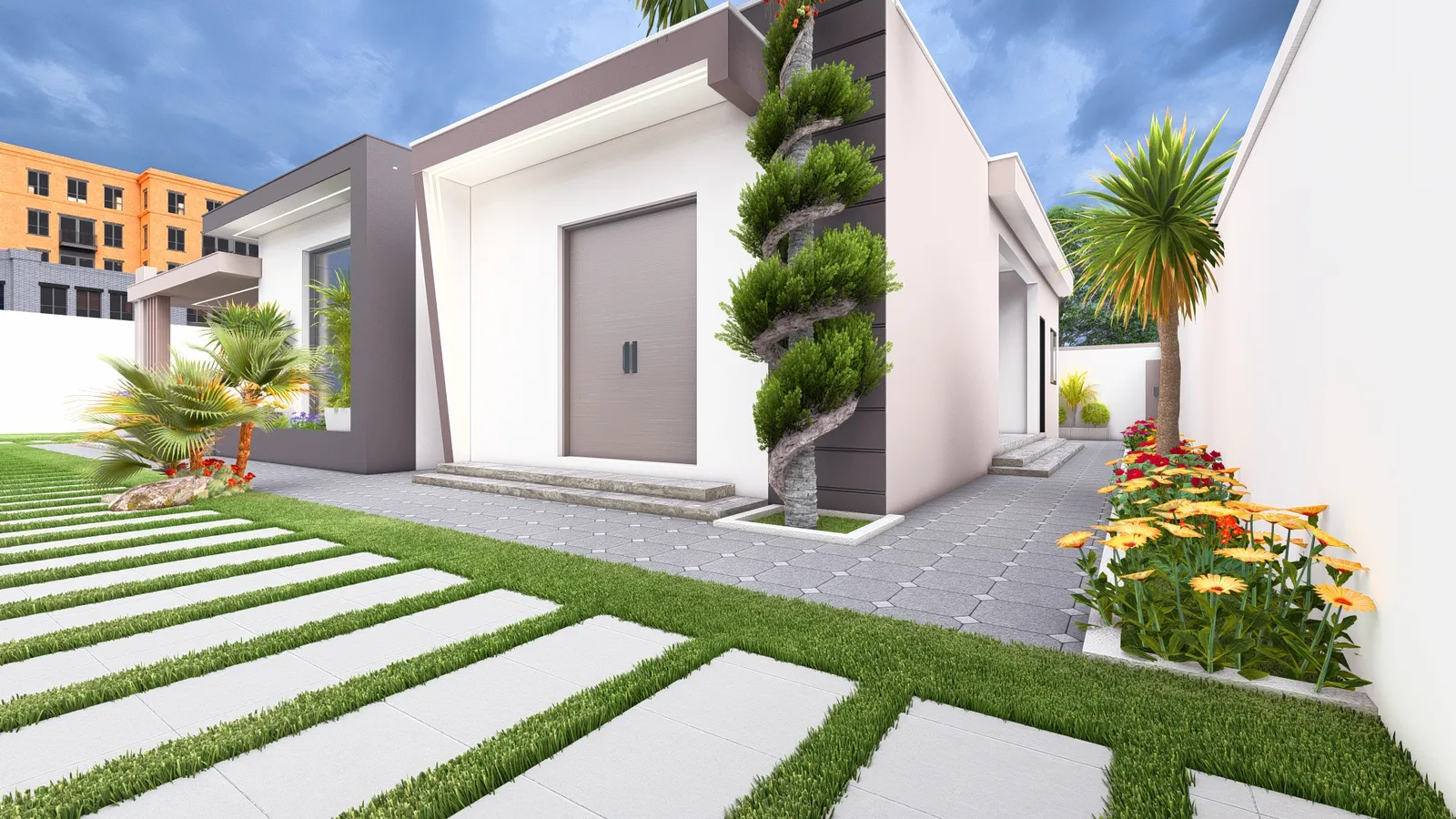 VILLA TRIPLEX – RÉSIDENCE PRESTIGIEUSE À YAMOUSSOUKRO