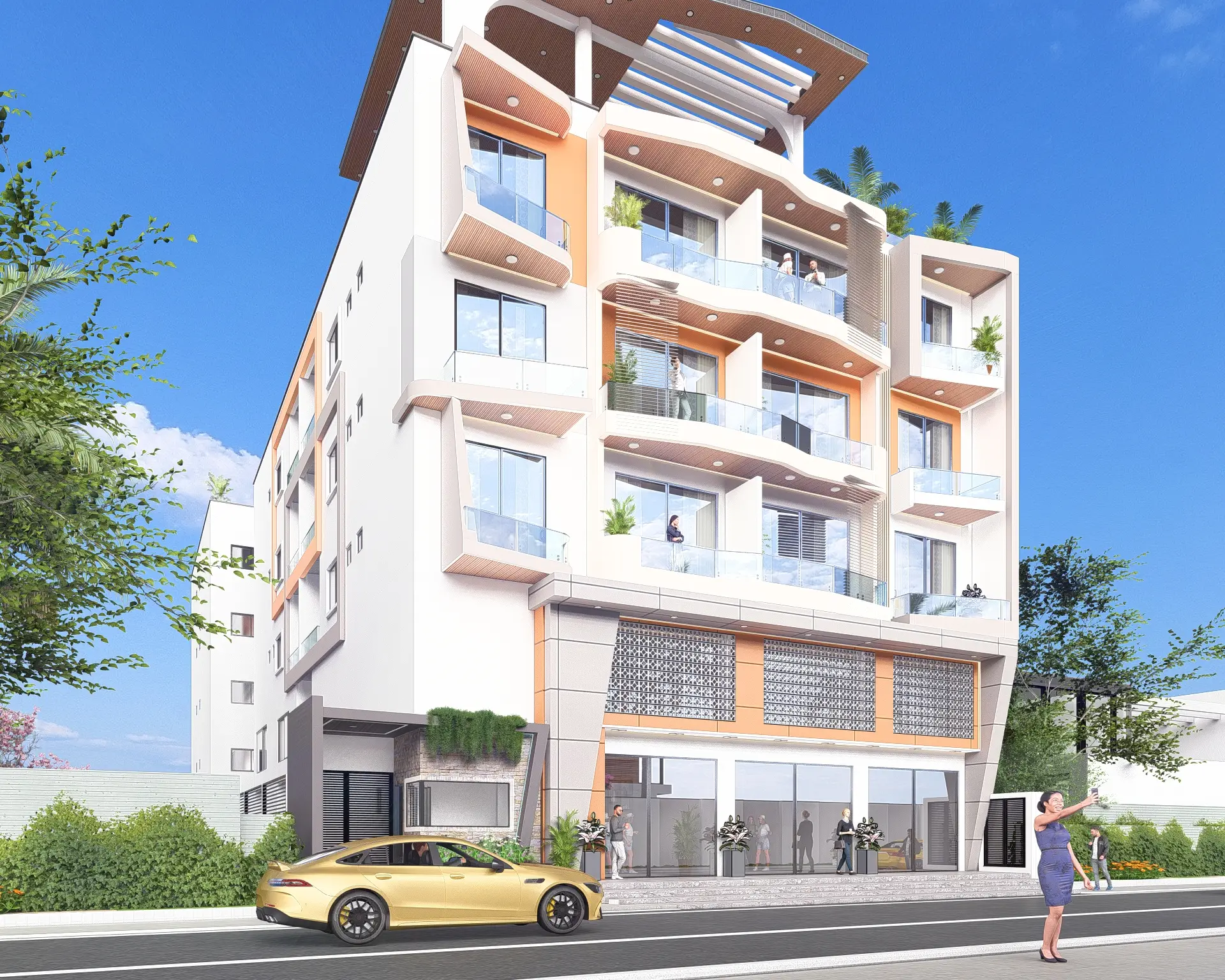 Deux Bâtiment de type R+4 à Yamoussoukro