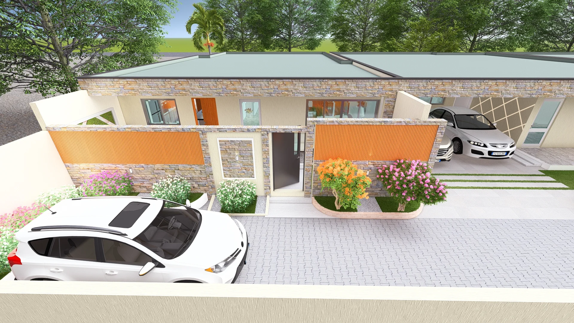 Villas basses de 3 pièces Yamoussoukro